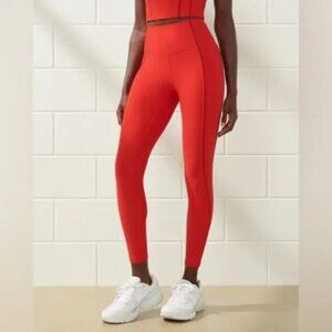 Red YPB Scult active set, 7/8 leggings - size L
